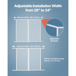 Oviverkon suojus alumiinirunkoinen 660 x 610 mm lemmikkiystävällinen hengittävä matkailuautoon