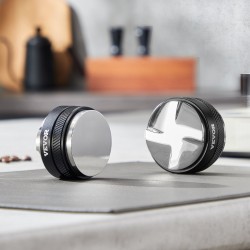 Espressotamperi ja kahvijauheen tasaaja 51 mm 304-ruostumaton teräs säädettävä korkeus