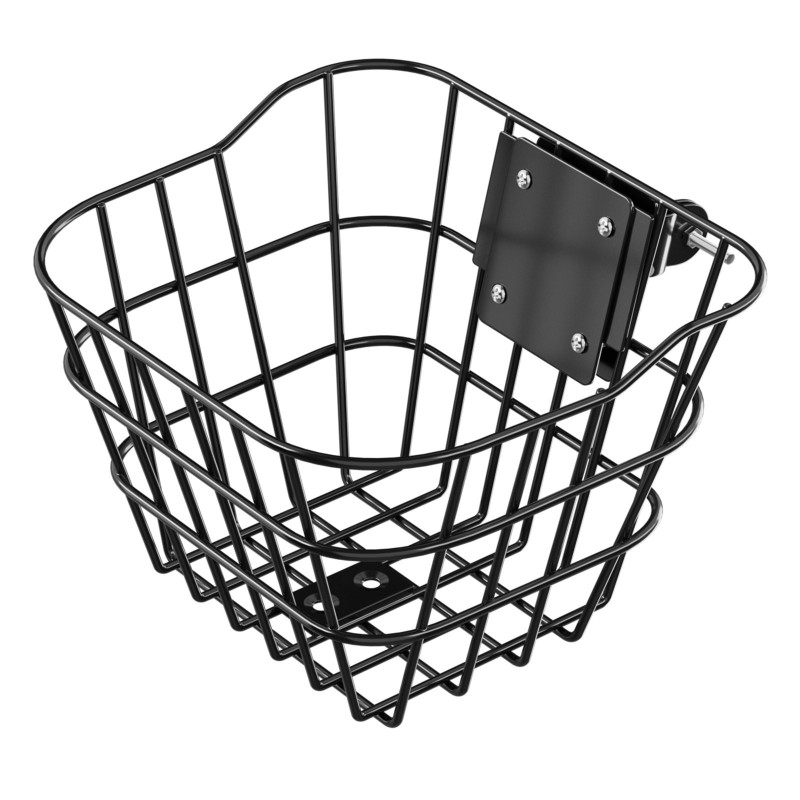 Etukori teräksestä 245x215x180 mm 9 kg kantavuus sähköskoottereille ja polkupyörille