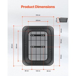Metallinen polkupyörän takakori 22 kg kantavuudella vesitiivis suojapeite