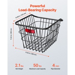 Metallinen takakori polkupyörään 22 kg kantavuus heijastavalla takavalolla sadesuojalla