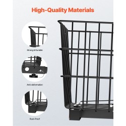 Metallinen takakori sähköskootteriin 10 kg kantavuus ruosteenkestävä pinnoite yhteensopiva 1-tuumaisen vetokoukun