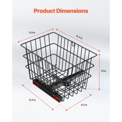 Metallinen takakori sähköskootteriin 10 kg kantavuus ruosteenkestävä pinnoite yhteensopiva 1-tuumaisen vetokoukun