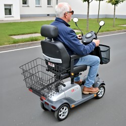 Metallinen takakori sähköskootteriin 10 kg kantavuus ruosteenkestävä pinnoite yhteensopiva 1-tuumaisen vetokoukun