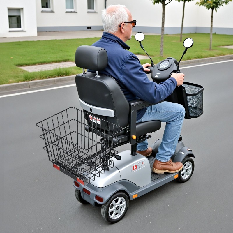 Metallinen takakori sähköskootteriin 10 kg kantavuus ruosteenkestävä pinnoite yhteensopiva 1-tuumaisen vetokoukun