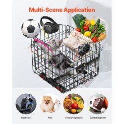 Taittuva metallinen takakori liikkuvuusskootteriin ruosteenestopinnoitettu viidentoista kilogramman kantavuus