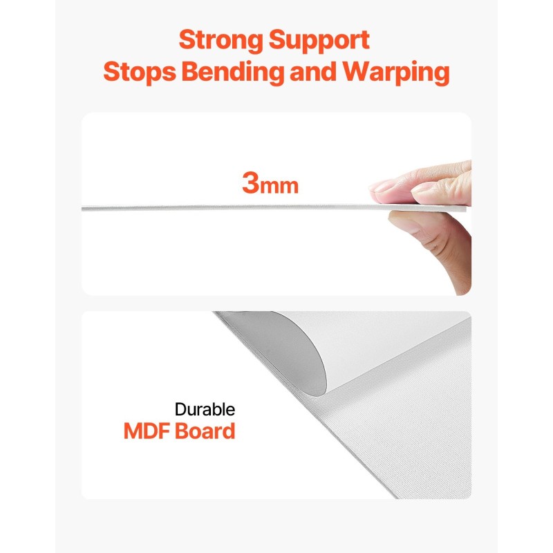 Maalauspohjapaneelisarja 24 kpl 229 x 305 mm esipohjustettu puuvilla MDF taustalevy