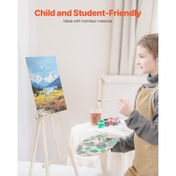 Maalauspohjapaneelisarja 24 kpl 229 x 305 mm esipohjustettu puuvilla MDF taustalevy