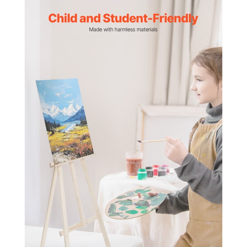 Maalauspohjapaneelisarja 24 kpl 229 x 305 mm esipohjustettu puuvilla MDF taustalevy