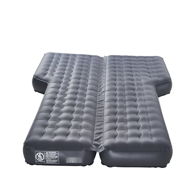 Auton ilmapatja Oxford-pintakangas PVC kaksi ilmakammiota harmaa 1950x1235x145 mm