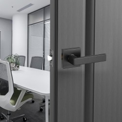 Läpikulkukahva sinkkiseos mattamusta sisäoviin ovipaksuus 35–45 mm telki 60–70 mm 1 kpl