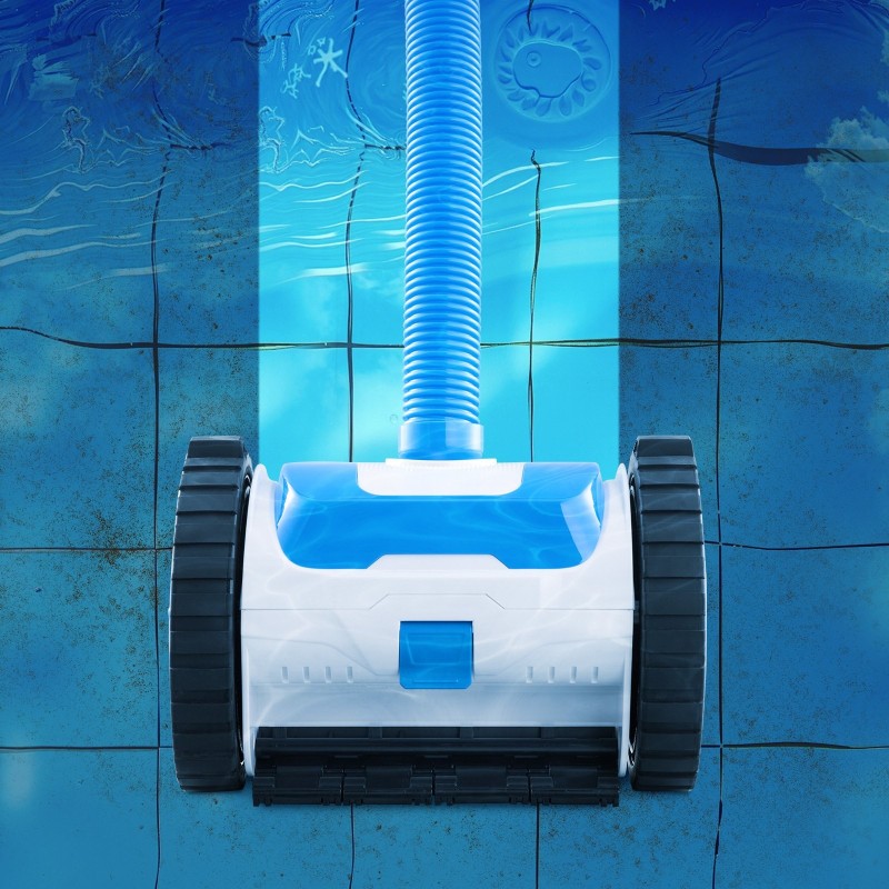 Automaattinen imupuolen allasimuri upotetuille ja maanpäällisille altaille ruiskubetoni laatta vinyyli lasikuitu