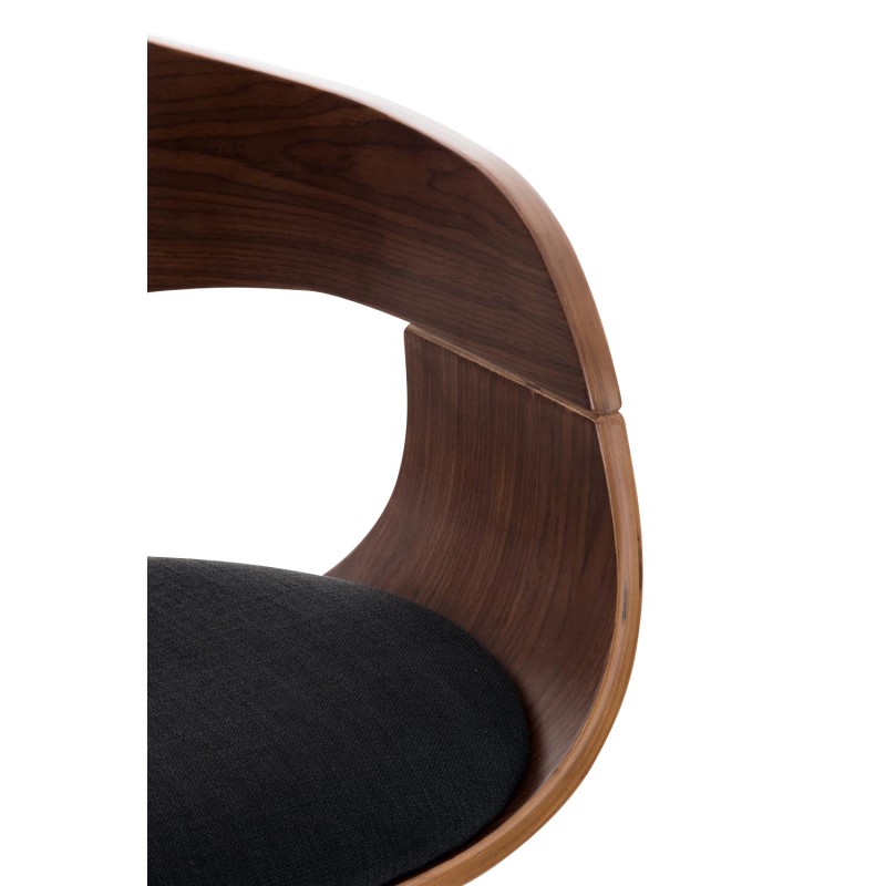 Tyylikäs säädettävä baarijakkarapari pehmustetulla istuimella ja selkänojalla