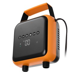 Sähköpumppu SUP-laudoille 12 voltin 6 esiasetusta kompaktilla kantorepulla