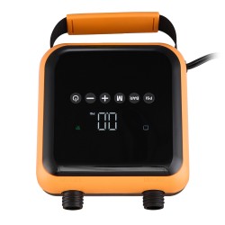 Sähköpumppu SUP-laudoille 12 voltin 6 esiasetusta kompaktilla kantorepulla