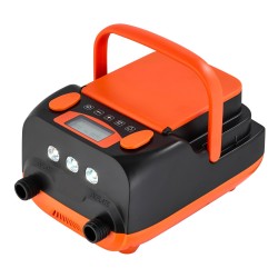 Sähköinen SUP lautapumppu ladattava 6000 mAh akku 20 PSI LED näyttö 7 suutinta ABS muovi