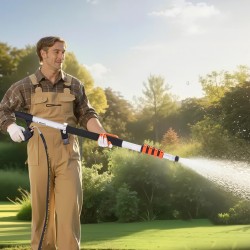 Alumiininen teleskooppinen painepesurin jatkovarsi 6,36 m 275 barin paineelle