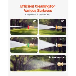 Teleskooppinen alumiinivarsi painepesuriin 5,44 m 5 suuttimella