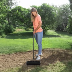 Rullaava käsikäyttöinen nurmikon ilmaaja rautainen 21 tuuman 33 piikkiä