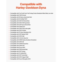 Moottoripyörän matkustajan selkänoja irrotettava vesitiivis keinonahka 730 mm Harley-Davidson Dana yhteensopiva