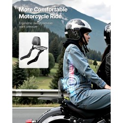 Moottoripyörän irrotettava selkänoja ja tavarateline yhteensopiva Honda Rebel CMX 1100
