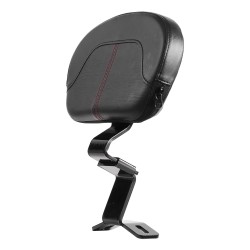 Moottoripyörän irrotettava selkänoja 310 mm musta keinonahka Harley Davidson Touring