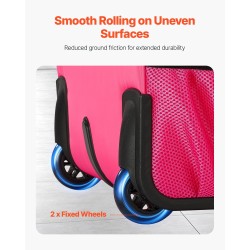 Rullaava kannettavan tietokoneen laukku 17,3-tuumaiselle 290PVC-komposiittikankaasta vedenpitävällä pinnoitteella kahdella