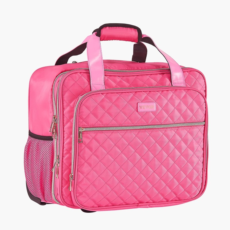 Rullaava kannettavan tietokoneen laukku 17,3-tuumaiselle 290PVC-komposiittikankaasta vedenpitävällä pinnoitteella kahdella