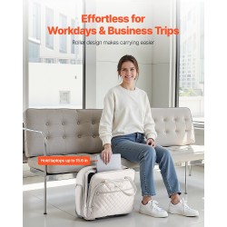 Rullattava laukku kannettavalle 15,6-tuumaiselle 420D-kangas vedenpitävä pinnoite