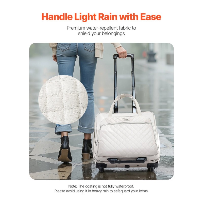 Rullattava laukku kannettavalle 15,6-tuumaiselle 420D-kangas vedenpitävä pinnoite