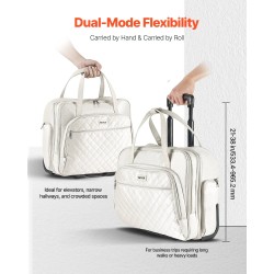 Rullattava laukku kannettavalle 15,6-tuumaiselle 420D-kangas vedenpitävä pinnoite