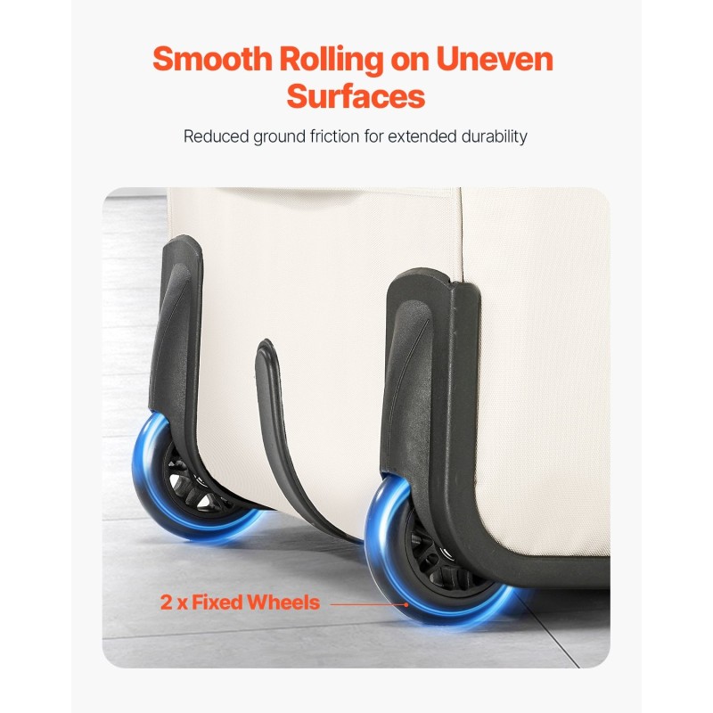 Rullattava laukku kannettavalle 15,6-tuumaiselle 420D-kangas vedenpitävä pinnoite