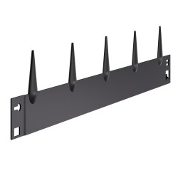 Galvanoitu teräsreunus 5 kpl 990x156 mm musta nurmikon rajaamiseen