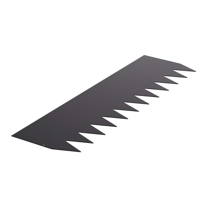 Reunuselementti sinkitty teräs 4 kpl 1016 x 305 mm musta nurmikolle