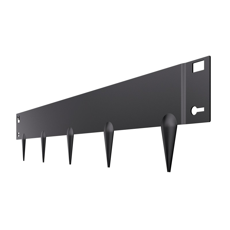 Nurmikon reunalista galvanoitua terästä taipuisa 101 mm 5 kpl musta