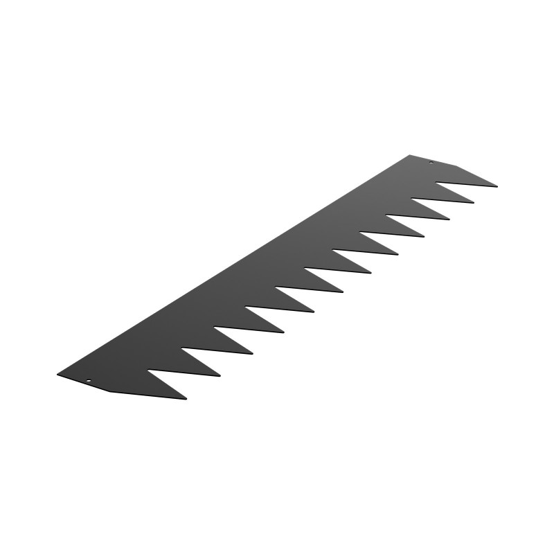 Teräsreunalista galvanoitu 4 kpl 1016×203×1,5 mm musta puutarhaan