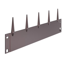 Galvanoitu teräsreunusnauha nurmikon rajaamiseen 990 mm 5 osaa ruskea