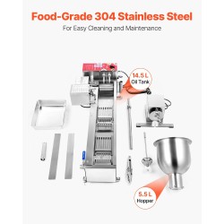 Automaattinen donitsikone ruostumatonta terästä 90 donitsia tunnissa 3 muottia kahviloihin