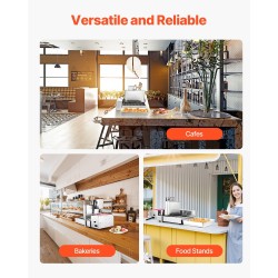 Automaattinen donitsikone 304-ruostumaton teräs 360 donitsia tunnissa 6 riviä