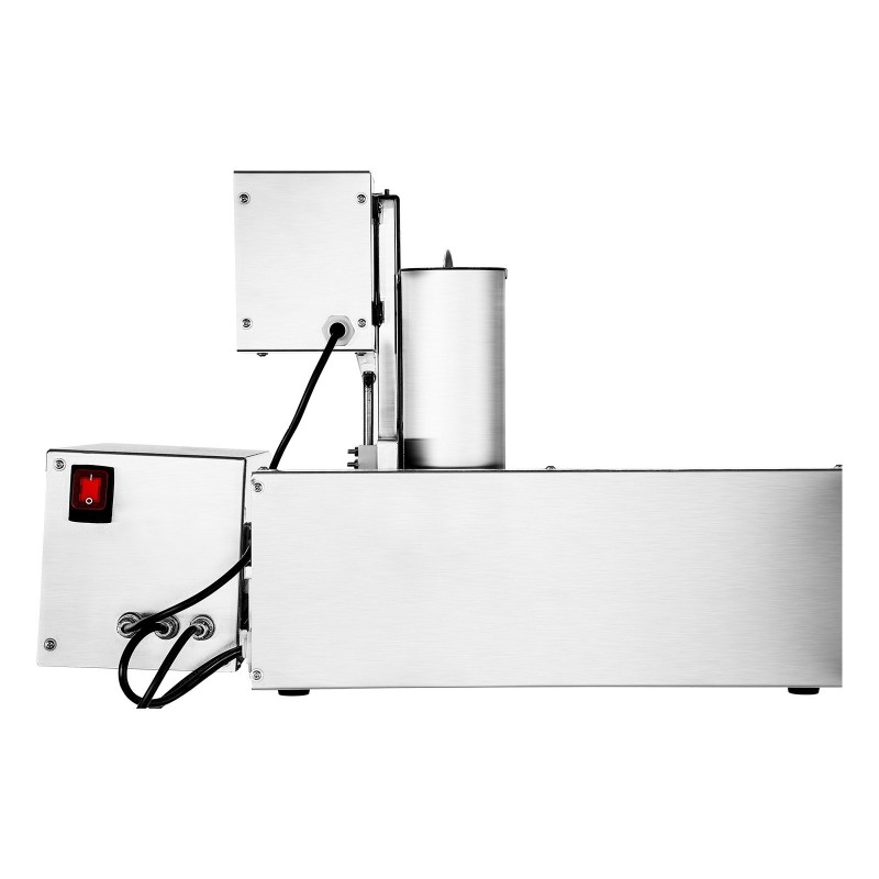 Automaattinen donitsikone 304-ruostumaton teräs 360 donitsia tunnissa 6 riviä