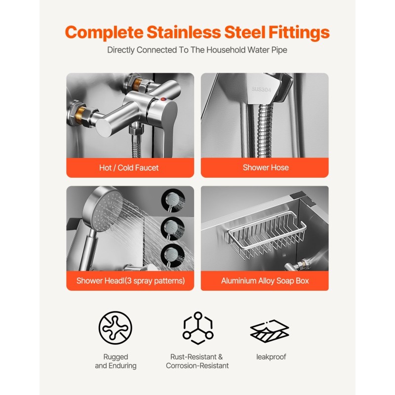 Lemmikkien pesuallas ruostumatonta terästä 96,5 cm pienille ja keskikokoisille koirille ja kissoille