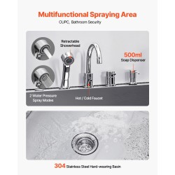 Koirien pesuallas 127 cm 304-ruostumattomasta teräksestä liukumattomalla rampilla säilytyslaatikolla oikeanpuoleisella ovella