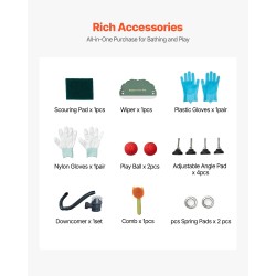 Lemmikkien korotettu pesuallas ruostumattomasta teräksestä 86,4 cm pienille koirille ja kissoille