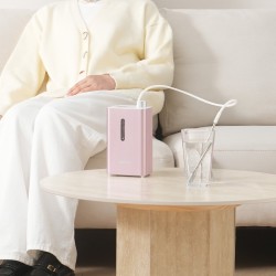 Vetyhengityslaite kaksoisportilla yhdelle tai kahdelle vety happi ja vetyhappeseos tilat ladattavalla litiumakulla