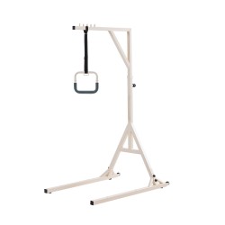 Sängyn kolmiotanko lattiatelineellä korkeussäädettävä Q195-teräs 2 pyörää 159 kg kantavuus