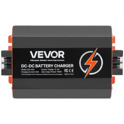 DC-DC-akkulaturi 12V 60A 750W alumiinikuori ajoneuvoihin ja veneisiin