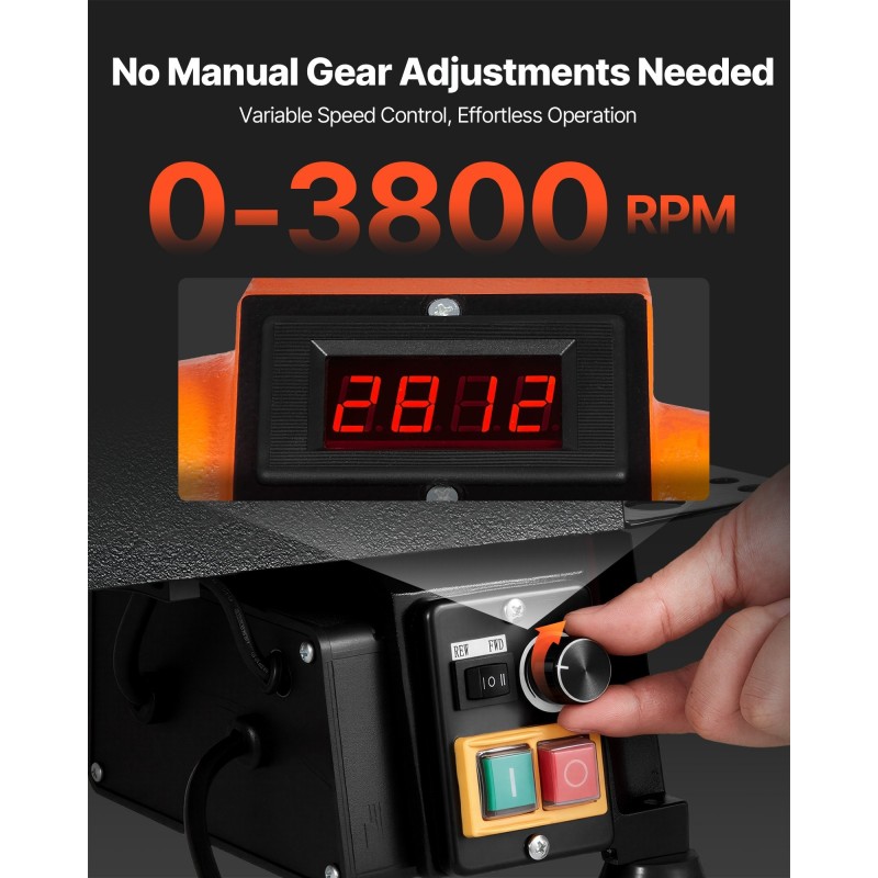 Penkkisorvi valurauta HT150 750 wattia harjaton tasavirtamoottori keskipisteiden väli 465 millimetriä