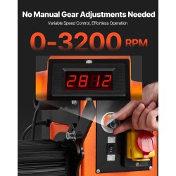 Puutyösorvi 1500 W valurautarunko harjaton tasavirtamoottori 1020 mm keskiöväli