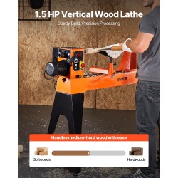 Puusorvi 1100W harjaton tasavirtamoottori valurautarunko työpöytä 406x1020mm