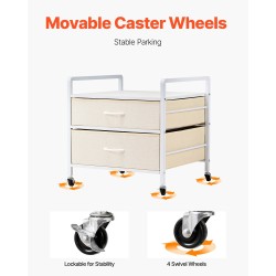 Minijääkaapin teline metallirungolla 15 cm E1-luokan massiivipuulevy, 2 vedenpitävää laatikkoa, lukittavat pyörät